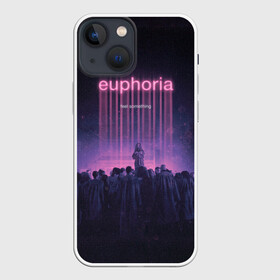 Чехол для iPhone 13 mini с принтом Что нибудь почувствуй в городе Новоалтайск,  |  | euphoria | serial | джулс | зендея | ру беннетт | сериал | сериалы | хантер шефер | эйфория