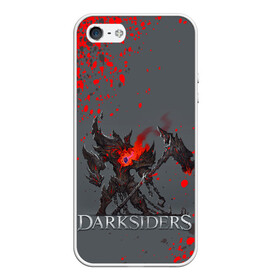 Чехол для iPhone 5/5S матовый с принтом Darksiders | Гнев Войны (Z) в городе Новоалтайск, Силикон | Область печати: задняя сторона чехла, без боковых панелей | azrael | darksiders | darksiders 2 | darksiders 3 | griever | silitha | tiamat | ulthane | vulgrim | wrath of war | всадник апокалипсиса | гнев войны | обугленный совет | руина | ультэйн | чёрный молот