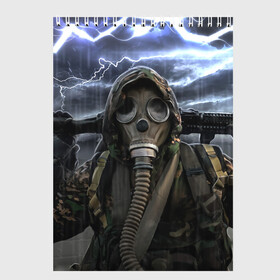 Скетчбук с принтом S.T.A.L.K.E.R | С.Т.А.Л.К.Е.Р в городе Новоалтайск, 100% бумага
 | 48 листов, плотность листов — 100 г/м2, плотность картонной обложки — 250 г/м2. Листы скреплены сверху удобной пружинной спиралью | chernobyl | pripyat | s.t.a.l.k.e.r. 2 | shadow of chernobyl | stalker | stalker 2 | воля | меченый | припять | свобода | свобода воля | сталкер | сталкер 2 | тени чернобыля | чернобыль