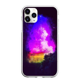 Чехол для iPhone 11 Pro матовый с принтом ТУМАННОСТЬ в городе Новоалтайск, Силикон |  | абстракция | галактика | елка | звёзды | искуство | минимализм | поле | туманность