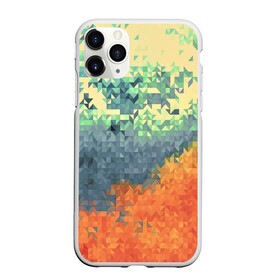 Чехол для iPhone 11 Pro Max матовый с принтом Стихия: лед и пламя в городе Новоалтайск, Силикон |  | абстракция | жар | лед | огонь | пламя | робм | ромбы | стихия: лед и пламя | текстуры | узор | холод