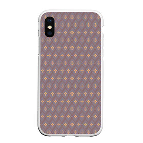 Чехол для iPhone XS Max матовый с принтом Тонкие ромбы в городе Новоалтайск, Силикон | Область печати: задняя сторона чехла, без боковых панелей | линии | орнамент | паттерн | ромб | узор