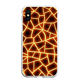 Чехол для iPhone XS Max матовый с принтом Огненная геометрия в городе Новоалтайск, Силикон | Область печати: задняя сторона чехла, без боковых панелей | 3д | abstract | fire | flame | geometry stripes | neon | polygonal | абстрактная геометрия | геометрические фигуры | линии | мозаика | неон | огонь | орнамент | пламя | полигон | полосы | светящиеся | текстура | треугольники