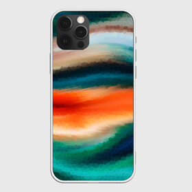 Чехол для iPhone 12 Pro Max с принтом Мозаичный абстрактный узор  в городе Новоалтайск, Силикон |  | зеленый | мозаичная текстура | оранжевый | разноцветный | современный | узор