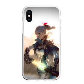 Чехол для iPhone XS Max матовый с принтом GENSHIN IMPACT ДЕВУШКА в городе Новоалтайск, Силикон | Область печати: задняя сторона чехла, без боковых панелей | анемо | игра | ммо | отгрытыймир | путешественник | рпг