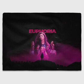 Плед 3D с принтом Euphoria team в городе Новоалтайск, 100% полиэстер | закругленные углы, все края обработаны. Ткань не мнется и не растягивается | euphoria | serial | джулс | зендея | ру беннетт | сериал | сериалы | хантер шефер | эйфория