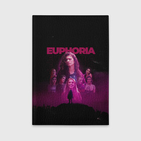 Обложка для автодокументов с принтом Euphoria team в городе Новоалтайск, натуральная кожа |  размер 19,9*13 см; внутри 4 больших “конверта” для документов и один маленький отдел — туда идеально встанут права | euphoria | serial | джулс | зендея | ру беннетт | сериал | сериалы | хантер шефер | эйфория