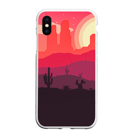 Чехол для iPhone XS Max матовый с принтом Пустыня в городе Новоалтайск, Силикон | Область печати: задняя сторона чехла, без боковых панелей | Тематика изображения на принте: desert | flat | sand | песок | пустыня | солнце