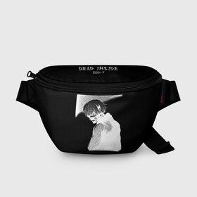 Поясная сумка 3D с принтом Dead Inside TOKYO GHOUL в городе Новоалтайск, 100% полиэстер | плотная ткань, ремень с регулируемой длиной, внутри несколько карманов для мелочей, основное отделение и карман с обратной стороны сумки застегиваются на молнию | 1000 7 | dead inside | zxc | zxc ghoul | дед инсайд