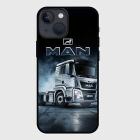 Чехол для iPhone 13 mini с принтом Man фура в городе Новоалтайск,  |  | Тематика изображения на принте: man | man truck | man грузовик | truck | trucks | грузовик | грузовики | дальнобои | дальнобой | дальнобойщик | мен | мен грузовик | фура | фуры