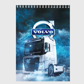 Скетчбук с принтом Volvo truck в городе Новоалтайск, 100% бумага
 | 48 листов, плотность листов — 100 г/м2, плотность картонной обложки — 250 г/м2. Листы скреплены сверху удобной пружинной спиралью | Тематика изображения на принте: truck | trucks | volvo | volvo truck | volvo грузовик | вольво | вольво грузовик | грузовик | грузовики | дальнобои | дальнобой | дальнобойщик | фура | фуры