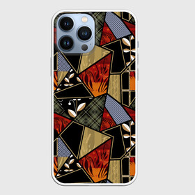 Чехол для iPhone 13 Pro Max с принтом Разноцветные заплатки в городе Новоалтайск,  |  | Тематика изображения на принте: flaps | patchwork | деревенский | заплатки | модный | популярный | пэчворк | разноцветный | рустик | этнический