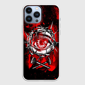 Чехол для iPhone 13 Pro Max с принтом АлисА глаз в колючей проволоке в городе Новоалтайск,  |  | Тематика изображения на принте: alisa band | konstantin kinchev | rock group | алиса | альтернативный метал | группа | индастриал метал | кинчев | константин кинчев | новая волна | панк рок | постпанк | рок группа | рок н ролл | российская | советская