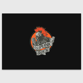 Поздравительная открытка с принтом Punk Rock в городе Новоалтайск, 100% бумага | плотность бумаги 280 г/м2, матовая, на обратной стороне линовка и место для марки
 | Тематика изображения на принте: alternative | music | punk | punks not dead | rock | альтернатива | музыка | панк | панки не умерают | панкс нот дэд | рок