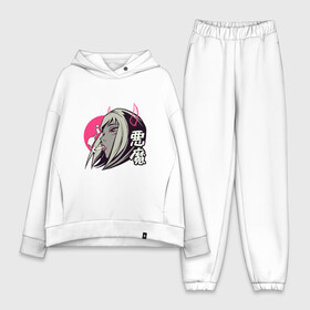 Женский костюм хлопок Oversize с принтом Demon_Girl в городе Новоалтайск,  |  | anime | cute | demon | devil | girl | kawai | moon | tyan | аниме | девочка | девушка | демон | демонесса | дым | дьяволица | иероглифы | луна | рога | рожки | солнце | тян