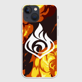 Чехол для iPhone 13 mini с принтом PIRO | ПИРО | ГЕНШИН в городе Новоалтайск,  |  | anime | game | hu tao | piro | аезер | аниме | геншин | дилюк | игра | импакт | итэр | кли | люмин | молитва | паймон | пиро | сян лин | сяо лин | тейват | ци ци | чун юнь