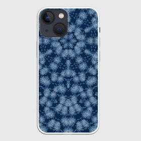 Чехол для iPhone 13 mini с принтом Модный  абстрактный узор в городе Новоалтайск,  |  | Тематика изображения на принте: калейдоскоп | летний | модный | молодежный | пляжный рисунок | синий | современный | цветочный орнамент