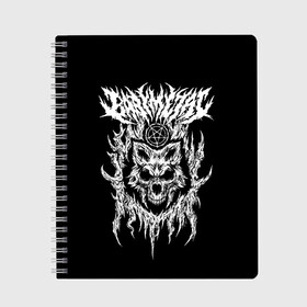 Тетрадь с принтом Baby Metal Wolf в городе Новоалтайск, 100% бумага | 48 листов, плотность листов — 60 г/м2, плотность картонной обложки — 250 г/м2. Листы скреплены сбоку удобной пружинной спиралью. Уголки страниц и обложки скругленные. Цвет линий — светло-серый
 | Тематика изображения на принте: alternative | baby metal | babymetal | metall | music | rock | альтернатива | каваий метал | металл | моа кикути | музыка | рок | судзука накамото | юи мидзуно
