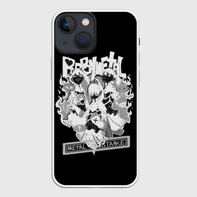 Чехол для iPhone 13 mini с принтом Baby Metal Negative в городе Новоалтайск,  |  | alternative | baby metal | babymetal | metall | music | rock | альтернатива | каваий метал | металл | моа кикути | музыка | рок | судзука накамото | юи мидзуно