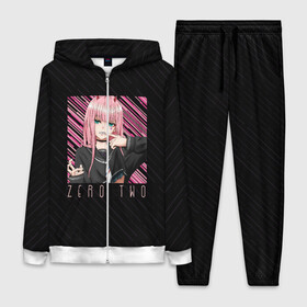 Женский костюм 3D с принтом Zero Two в квадрате в городе Новоалтайск,  |  | darling | darling in the franxx | zero two | вайфу | зеро ту | код 002 | любимый во франксе | франкс