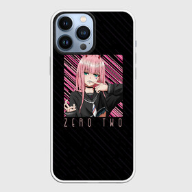 Чехол для iPhone 13 Pro Max с принтом Zero Two в квадрате в городе Новоалтайск,  |  | darling | darling in the franxx | zero two | вайфу | зеро ту | код 002 | любимый во франксе | франкс