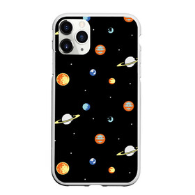 Чехол для iPhone 11 Pro Max матовый с принтом Планеты в космосе в городе Новоалтайск, Силикон |  | Тематика изображения на принте: венера | звезды | земля | иллюстрация | космос | паттерн | планеты | рисунок | сатурн | черный | юпитер