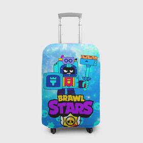 Чехол для чемодана 3D с принтом Эш / Ash Brawl Stars в городе Новоалтайск, 86% полиэфир, 14% спандекс | двустороннее нанесение принта, прорези для ручек и колес | ash | ash brawl stars | ash бравл старс | ninja ash | аш | бравл старс эш | бравлер | ниндзя эш | эш | эш бравл старс