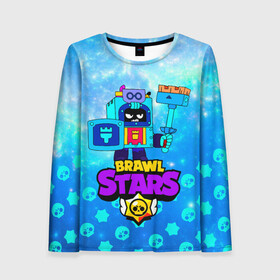 Женский лонгслив 3D с принтом Эш / Ash Brawl Stars в городе Новоалтайск, 100% полиэстер | длинные рукава, круглый вырез горловины, полуприлегающий силуэт | ash | ash brawl stars | ash бравл старс | ninja ash | аш | бравл старс эш | бравлер | ниндзя эш | эш | эш бравл старс