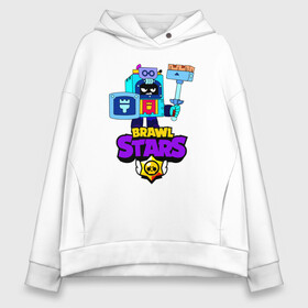 Женское худи Oversize хлопок с принтом Ash / Эш Brawl Stars в городе Новоалтайск, френч-терри — 70% хлопок, 30% полиэстер. Мягкий теплый начес внутри —100% хлопок | боковые карманы, эластичные манжеты и нижняя кромка, капюшон на магнитной кнопке | ash | ash brawl stars | ash бравл старс | ninja ash | аш | бравл старс эш | бравлер | бравлер эш | браво старс | ниндзя эш | эш | эш бравл старс