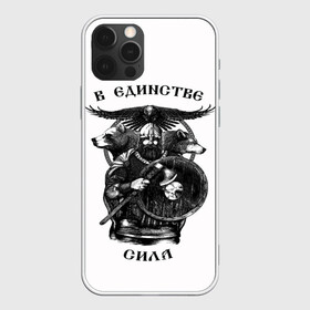 Чехол для iPhone 12 Pro Max с принтом В ЕДИНСТВЕ СИЛА в городе Новоалтайск, Силикон |  | Тематика изображения на принте: богатырь | витязь | воин | единство | защитник | звери | земля | патриотизм | родина | россия | русский | русь | сила | славяне