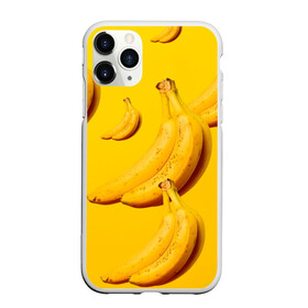 Чехол для iPhone 11 Pro матовый с принтом Банановый рай в городе Новоалтайск, Силикон |  | банановый | бананы | желтый | кожура | фрукты