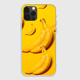 Чехол для iPhone 12 Pro Max с принтом Банановый рай в городе Новоалтайск, Силикон |  | банановый | бананы | желтый | кожура | фрукты