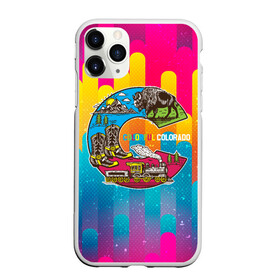 Чехол для iPhone 11 Pro Max матовый с принтом Путешествие Colorful в городе Новоалтайск, Силикон |  | Тематика изображения на принте: colorful | мир | путешествие | туризм | турист
