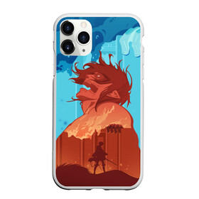 Чехол для iPhone 11 Pro матовый с принтом Attack on Titan в городе Новоалтайск, Силикон |  | shingeki no kyojin | titan | аниме | атака | атака титанов | титан
