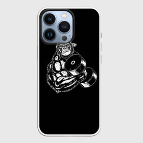 Чехол для iPhone 13 Pro с принтом Ironmonkey в городе Новоалтайск,  |  | Тематика изображения на принте: fitness | gorilla | gym | monkey | power | sport | strength | горилла | качалка | мощь | сила | спорт | фитнес