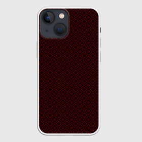 Чехол для iPhone 13 mini с принтом ЯПОНСКИЙ ОРНАМЕНТ 1 в городе Новоалтайск,  |  | japan | pattern | орнамент | паттерн | япония | японский орнамент | японский паттерн
