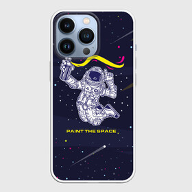 Чехол для iPhone 13 Pro с принтом Рисуй в космосе в городе Новоалтайск,  |  | Тематика изображения на принте: балончик | граффити | космос | краски | рисунки