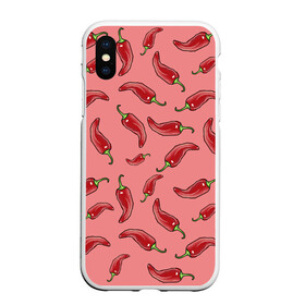 Чехол для iPhone XS Max матовый с принтом Острый перчик  в городе Новоалтайск, Силикон | Область печати: задняя сторона чехла, без боковых панелей | Тематика изображения на принте: food | брату | вечеринка | другу | еда | мода | подруге | сестре
