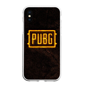 Чехол для iPhone XS Max матовый с принтом PUBG | ПАБГ NEON в городе Новоалтайск, Силикон | Область печати: задняя сторона чехла, без боковых панелей | battlegrounds | neon | playerunknowns | pubg | згип | игра | компьютерная игра | неон | пабг | пубг | шутер
