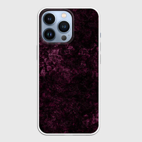 Чехол для iPhone 13 Pro с принтом Мраморная текстура камня в городе Новоалтайск,  |  | Тематика изображения на принте: абстрактный | бархатный | бордовый | камень | модный | мрамор | пурпурный | современный узор