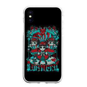 Чехол для iPhone XS Max матовый с принтом Blue BabyMetal в городе Новоалтайск, Силикон | Область печати: задняя сторона чехла, без боковых панелей | Тематика изображения на принте: alternative | baby metal | babymetal | metall | music | rock | альтернатива | каваий метал | металл | музыка | рок