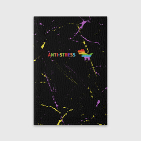 Обложка для паспорта матовая кожа с принтом Pop It Anti Stress - Dinosaur - Grunge в городе Новоалтайск, натуральная матовая кожа | размер 19,3 х 13,7 см; прозрачные пластиковые крепления | Тематика изображения на принте: 2021 | anti | dimple | dinosaur | fidget | pop it | pop it anti stress | popit | simple | simpledimple | stress | trend | trends | анти | гранж | димпл | поп ит | симпл | стресс | тренд | тренды | фиджет