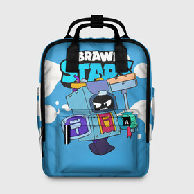 Женский рюкзак 3D с принтом Ash Brawl Stars Эш  в городе Новоалтайск, 100% полиэстер | лямки с регулируемой длиной, сверху ручки, чтобы рюкзак нести как сумку. Основное отделение закрывается на молнию, как и внешний карман. Внутри два дополнительных кармана, один из которых закрывается на молнию. По бокам два дополнительных кармашка, куда поместится маленькая бутылочка
 | ash | brawl | brawl stars | brawlstars | brawl_stars | аш | бравл | бравлстарс | эш