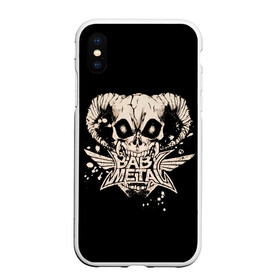 Чехол для iPhone XS Max матовый с принтом BabyMetal в челюстях демона в городе Новоалтайск, Силикон | Область печати: задняя сторона чехла, без боковых панелей | Тематика изображения на принте: alternative | baby metal | babymetal | demon | metall | music | rock | альтернатива | демон | каваий метал | металл | музыка | рок | череп