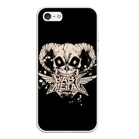 Чехол для iPhone 5/5S матовый с принтом BabyMetal в челюстях демона в городе Новоалтайск, Силикон | Область печати: задняя сторона чехла, без боковых панелей | Тематика изображения на принте: alternative | baby metal | babymetal | demon | metall | music | rock | альтернатива | демон | каваий метал | металл | музыка | рок | череп