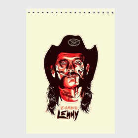Скетчбук с принтом Zombie Lemmy в городе Новоалтайск, 100% бумага
 | 48 листов, плотность листов — 100 г/м2, плотность картонной обложки — 250 г/м2. Листы скреплены сверху удобной пружинной спиралью | alternative | metall | motorhead | music | rock | альтернатива | лемми | металл | моторхед | моторхэд | музыка | рок