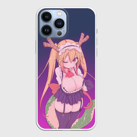 Чехол для iPhone 13 Pro Max с принтом Тору дракон горничная в городе Новоалтайск,  |  | dragon | kobayashi | made | tohru | toru | горничная | девушка | дракон | кобаяси | кобаяси и её горничная дракон | кобаяши | тору