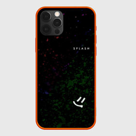 Чехол для iPhone 12 Pro Max с принтом Цель для ликвидации в городе Новоалтайск, Силикон |  | брызги краски | метка на спине | отмеченный для устранения | разноцветные капли | улыбающийся смайл