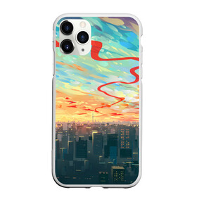 Чехол для iPhone 11 Pro матовый с принтом Токио красками в городе Новоалтайск, Силикон |  | акварелью | аниме | ветер | город | закат | здания | красками | мегаполис | облака | постройки | рассвет | стиль | столица | токио | тучи | япония