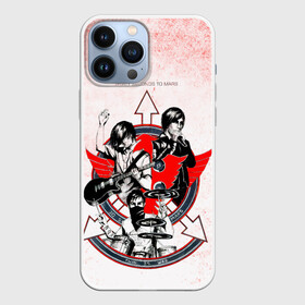 Чехол для iPhone 13 Pro Max с принтом Thirty Seconds to Mars арт группы в городе Новоалтайск,  |  | Тематика изображения на принте: 30 seconds to mars | 30 секунд до марса | 30 фстм | 30stm | 30сдм | jared leto | rock band | thirty seconds to mars | альтернативный | гранж | джаред лето | нео | пост | прогрессивный | рок группа | фети секондс ту марс | хард | шеннон